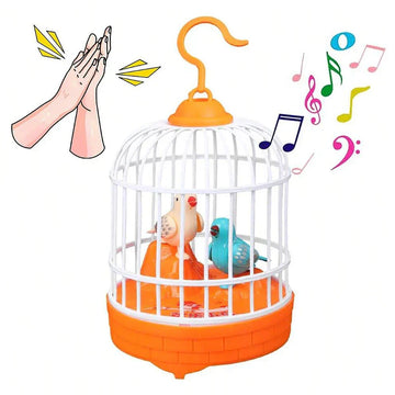 Voice-Controlled Simulation Bird Cage