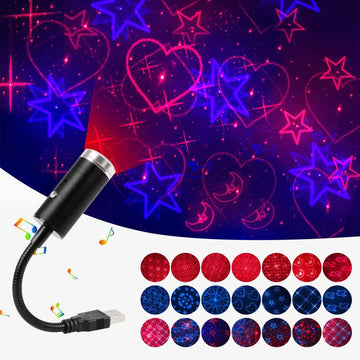 USB Star Night Light Projector