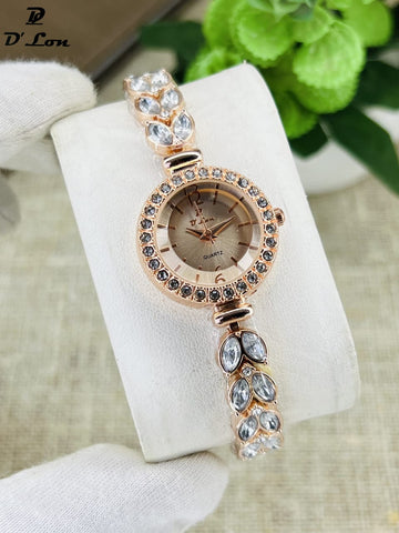 Luxury Bracelet Diamond Quartz Watch