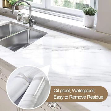 Wall Paper Waterproof Heat Resistant Marble Sheet